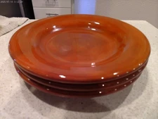 3 Tabletops Unlimited Espana Brick salad/dessert/pie plates near-mint condition!