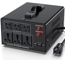 3000W Voltage Converter Transformer Step Up 110V/120V to220V/240V or Step Down