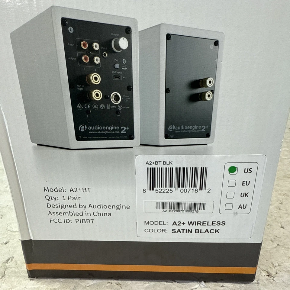 Audioengine A2+ Desktop 24 Bit Wireless Bluetooth Desktop Speakers 60W | NEW - Image 4 of 4