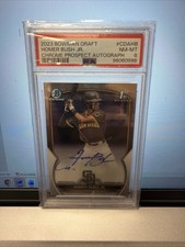 2023 Bowman Draft - Chrome Prospect Autographs Homer Bush Jr. #CDA-HB (AU, RC)