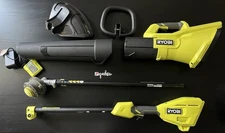 Ryobi 40V Cordless Attachment Capable 15" String Trimmer /Blower RY40CK201K
