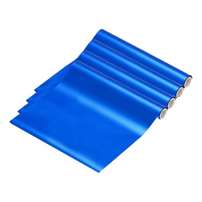 4 pièces feuille réactive pour toner 15x300 cm pour stylo à foil, DIY bleu - Photo 1/4