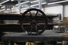 Vossen X Novitec Nf10 21x9.5 Et38 Gloss Black Ferrari 296 Front Wheel