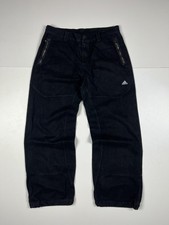 Vintage Adidas Herren Skiboard Winter Trainingshose Schwarz Größe M-L