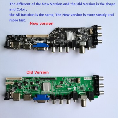 New Digital Signal  DVB-T DVB-C Universal LCD TV Controller board+1ch 6bit