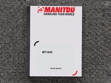 Manitou MT1840 Sollevatore Telescopico Manuale Servizio Riparazione Officina