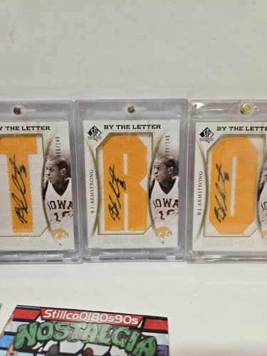 2010 SP Autentico Upper Deck B.J. Set completo Armstrong By The Letter, nome completo - Foto 7 di 14