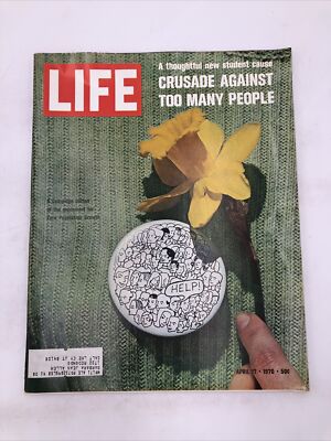 Vintage APR 17, 1970 Life Magazine - Population Growth on Cover