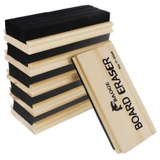 6Pack Chalkboard Erasers Wool Felt Dustless Blackboard Cleaner for Office School