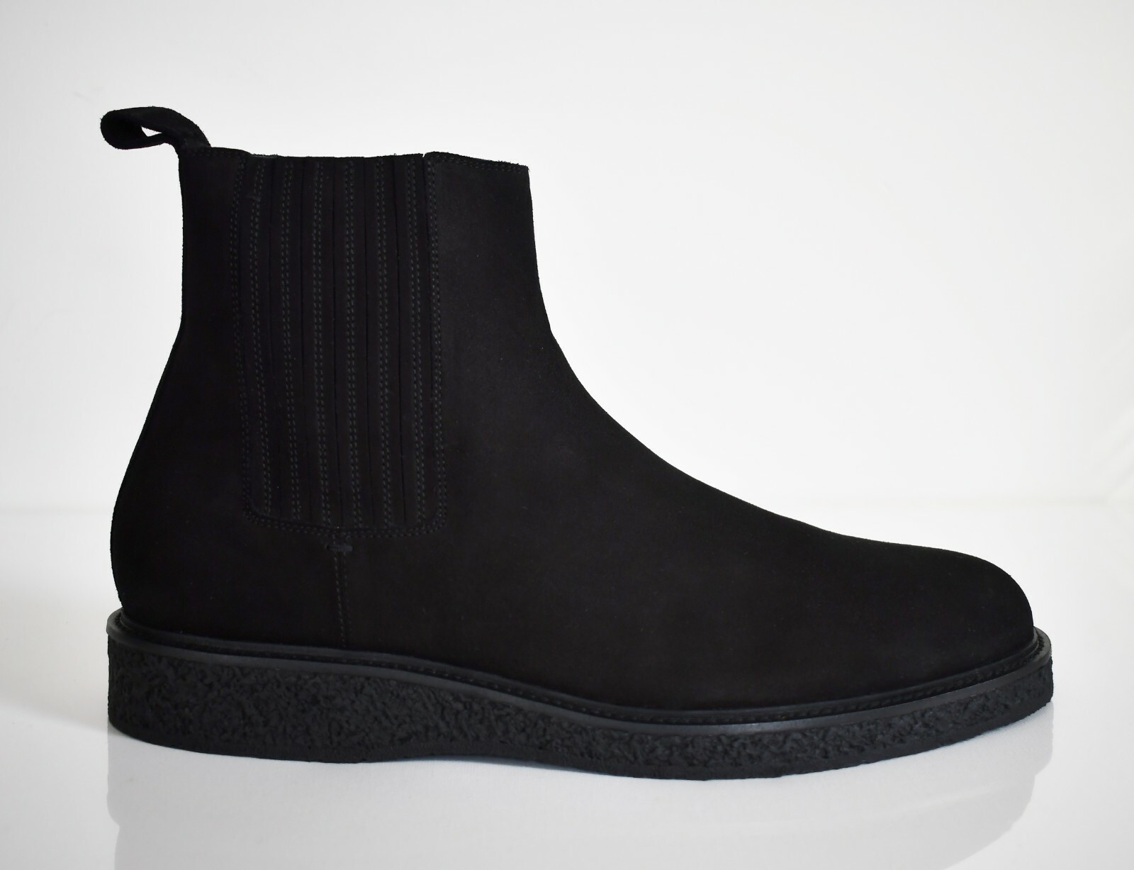 Nuovi stivali CHELSEA SAINT LAURENT Paris *HUGO 25* pelle scamosciata nera EU 49 US 16