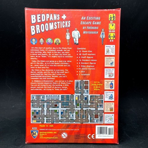 Bedpans + Broomsticks An Exciting Escape Game Mayfield Games 2014 - Sealed - New - Picture 3 of 6