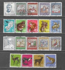 Switzerland 1966-67 semipostal stamps 4 complet sets