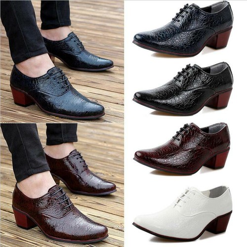 Men's Smart Shoes Cuban Heels Formal 