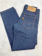 VINTAGE NOS LEVI'S DENIM JEANS - SIZE 10 - W 25 - 319-0617 REGULAR - ORANGE TAB