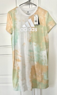Adidas Dye T-Shirt Dress Womens Small Multi sport mint hazy green GV1295 NEW | eBay Adidas Dye T-Shirt Dress Womens Small Multi sport mint hazy green GV1295 NEW | eBay