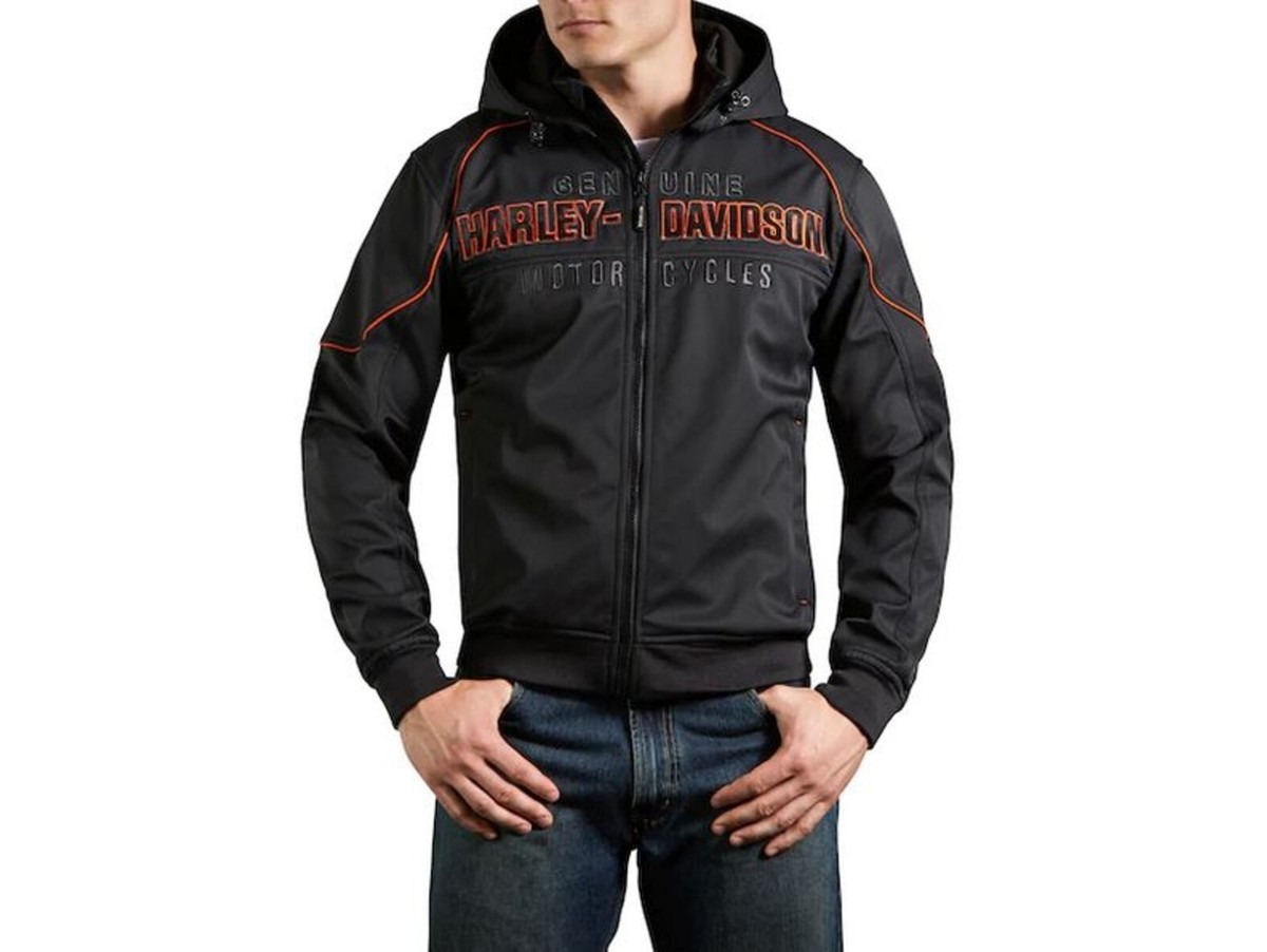Harley Davidson Mens Idyll Windproof Soft Shell Jacket 98163 Harley Davidson Mens Idyll Windproof Soft Shell Jacket 98163