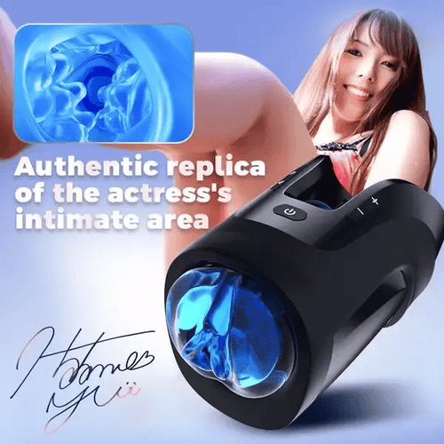 Male Masturbator Telescopic Auto Thrusting Masturbation Stroker Cup Men Sex Toy - Picture 7 of 13