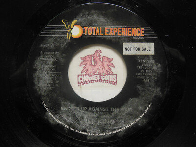 Will King   Backed Up Against The Wall / Wonderful World, 45 RPM VG+ (9G)