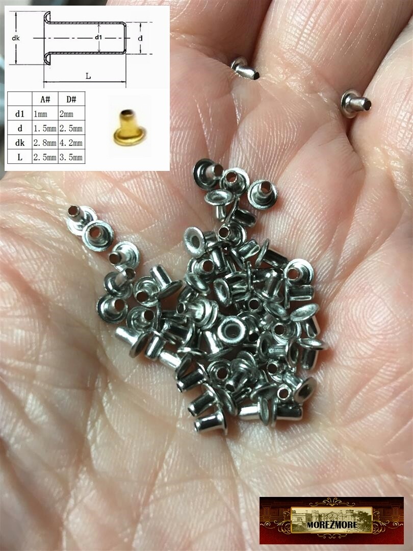 MOREZMORE 10pc Mini S-Hooks - 16mm Stainless Steel Hooks For BJD Doll Assembly