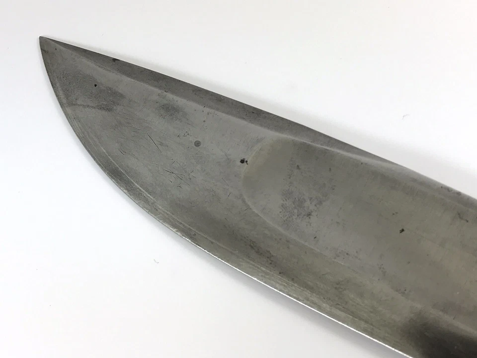 Cuchillo 1923-39 Marble's 8" IDEAL empuñadura completa asas de cuero aluminio Pom 9672-MTX Foto 4 de 4