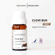 Bliss Scents Clove Bud Essential Oil Pure Aromatherapy Oil Pain Relief Oral Care