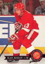 Slava Kozlov #134 1995-96 Donruss Detroit Red Wings