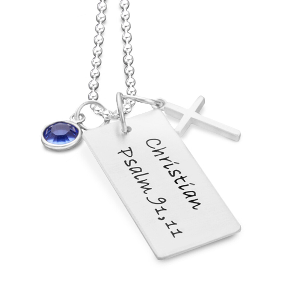 Schmuck zur Konfirmation Kommunion OH LORD 2.0 925 Silberkette mit Gravur Kreuz