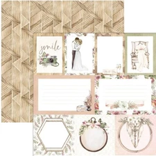 Always & Forever, #5, wedding scrapbook paper, double-sided P13 #ALW-05