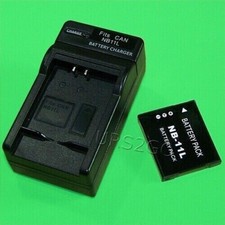 680mAh Replacement Battery Travel Rapid Charger for Canon PowerShot IXUS 133
