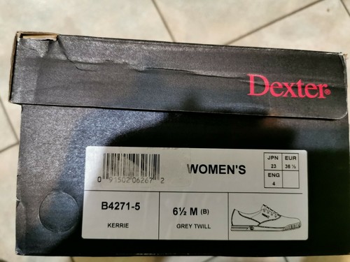 Dexter Kerrie Grey Twill Women's Bowling Shoes - Picture 4 of 4