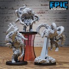 Tentacle Folk Dungeons and Dragons Miniature DnD, Miniatures Fantasy RPG 28mm