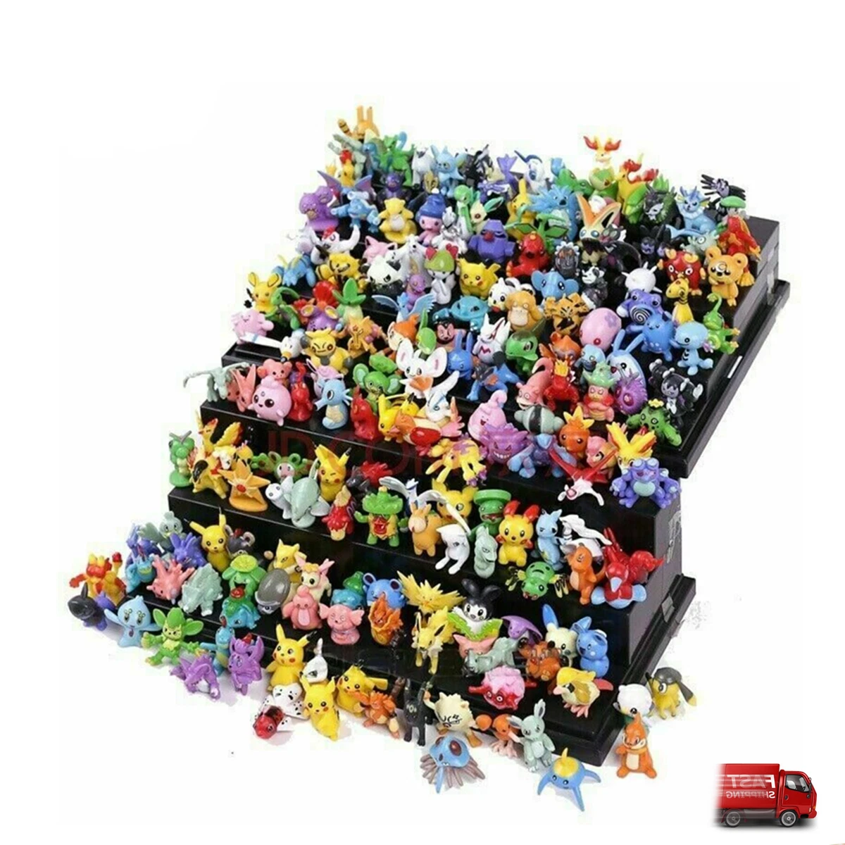 Kit 24 Brinquedos Pokemon Boneco Action Figure Anime Manga em