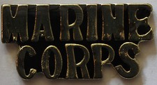 Motorcycle Hat Pin Marine Corps Military Biker USA