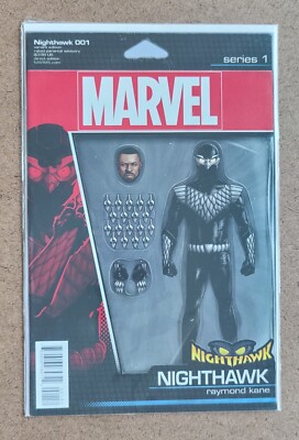 Nighthawk #1C, Marvel Comics 2016, John Tyler Christopher Action Figure Variant
