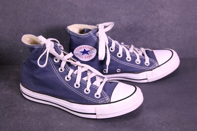 Converse Sneaker Chucks All Star Classic Hi Gr. 37 blau weiß Canvas Unisex BC912