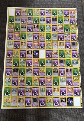 Pokemon Energy ungeschnittenes Blatt (Deutsch)