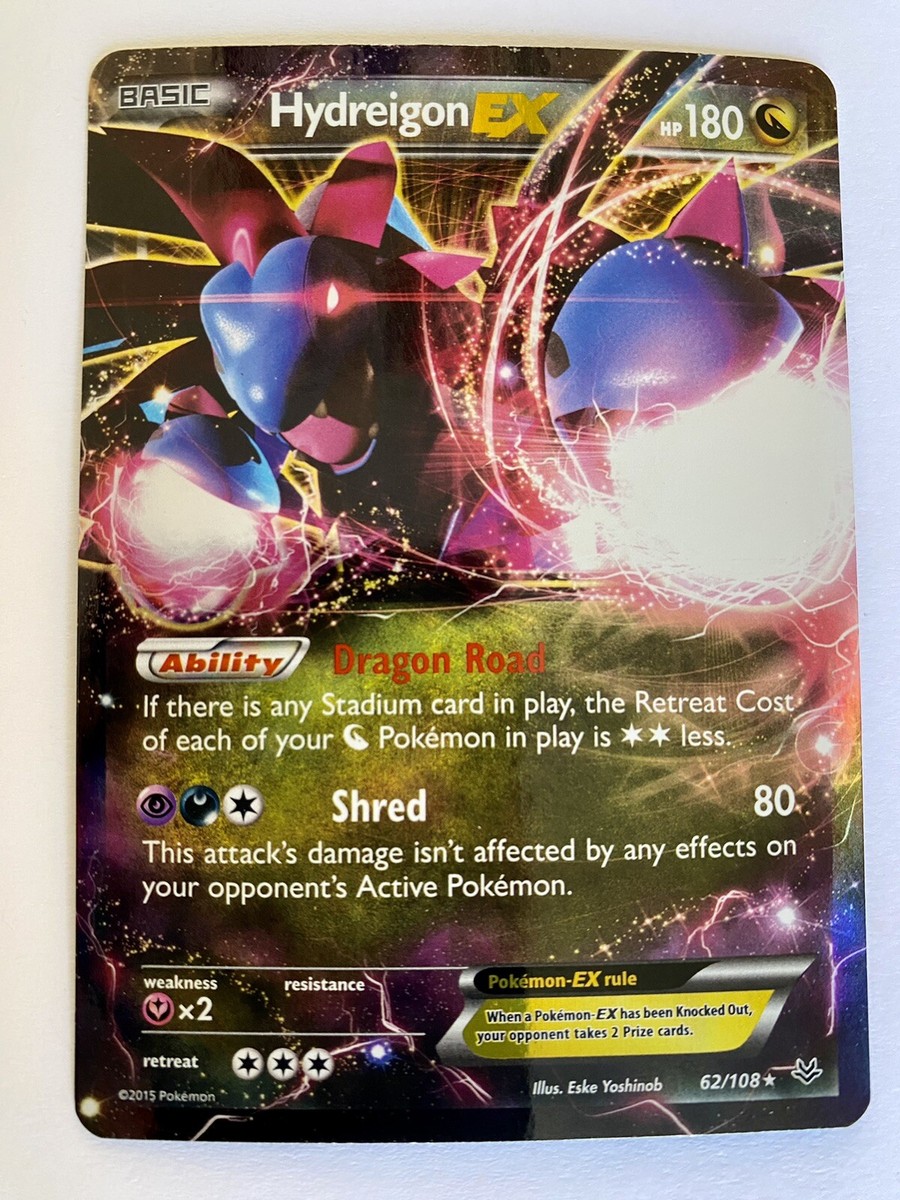 Hydreigon EX (62/108) [XY: Roaring Skies] Heavily Played Holofoil