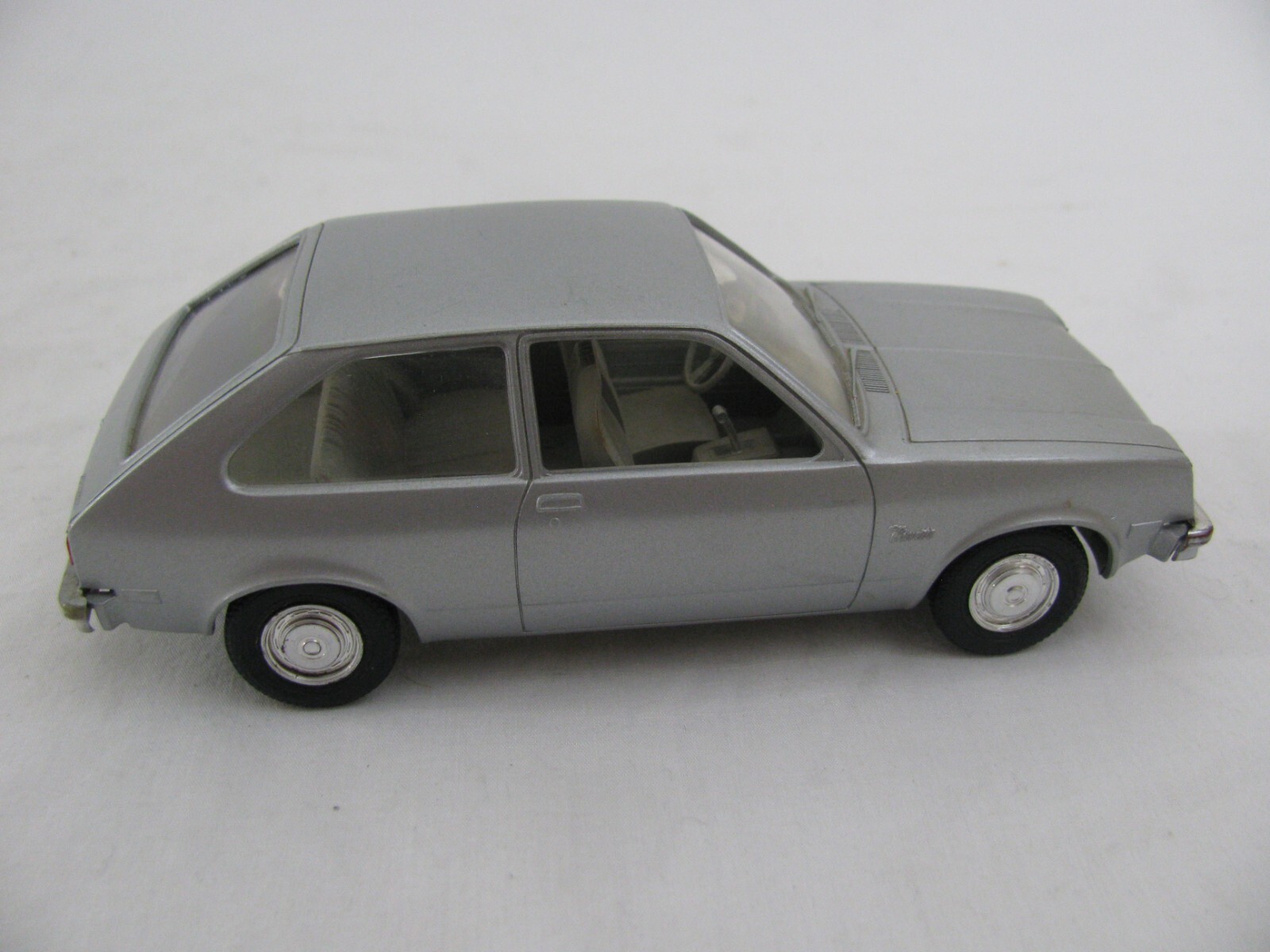 Vintage MPC 1/25 Silver 1977 Chevrolet Chevette Sedan Model Car Dealer ...