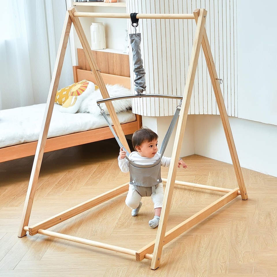 Avenlur Tulip Baby Bouncer Foldable Baby Jumper with Stand Self