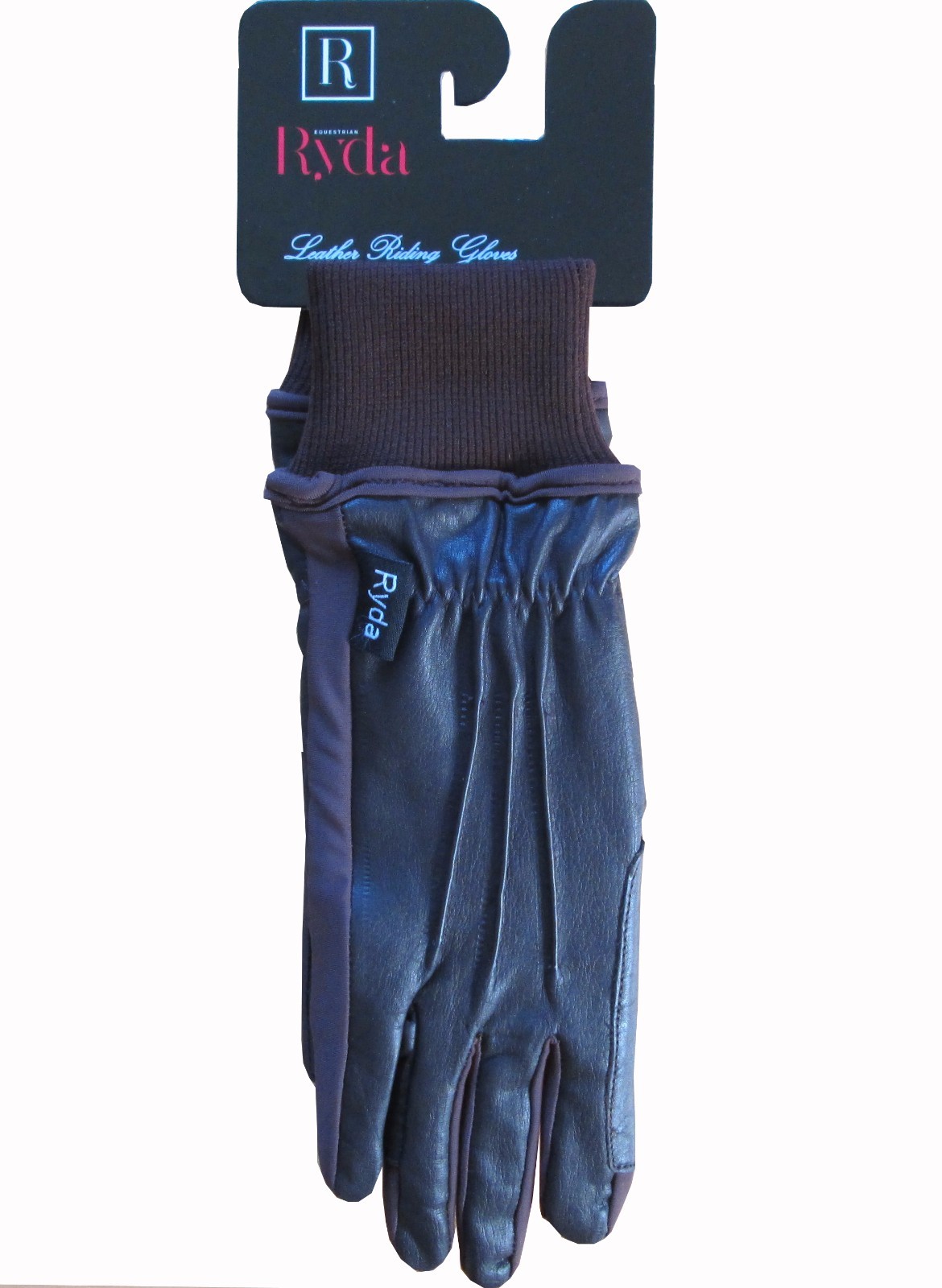 Ryda Premium Leather Winter Ladies Fully Lined Horse Riding Gloves