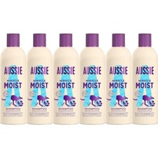 Aussie Miracle Moist Shampoo For Dry & Brittle Hair 300ml x 6 12.78 per litre
