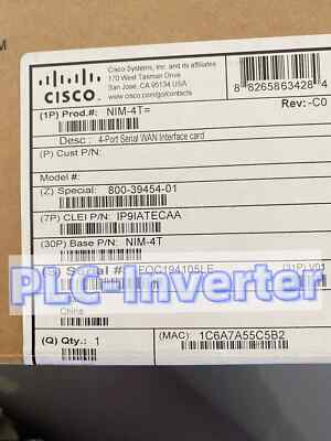 NEW Cisco NIM-4T 4-Port Serial WAN Network Interface Card free shipping/