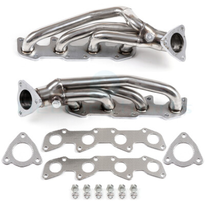 FOR TOYOTA TUNDRA SEQUOIA 00-04 4.7L V8 STAINLESS RACING HEADER EXHAUST MANIFOLD