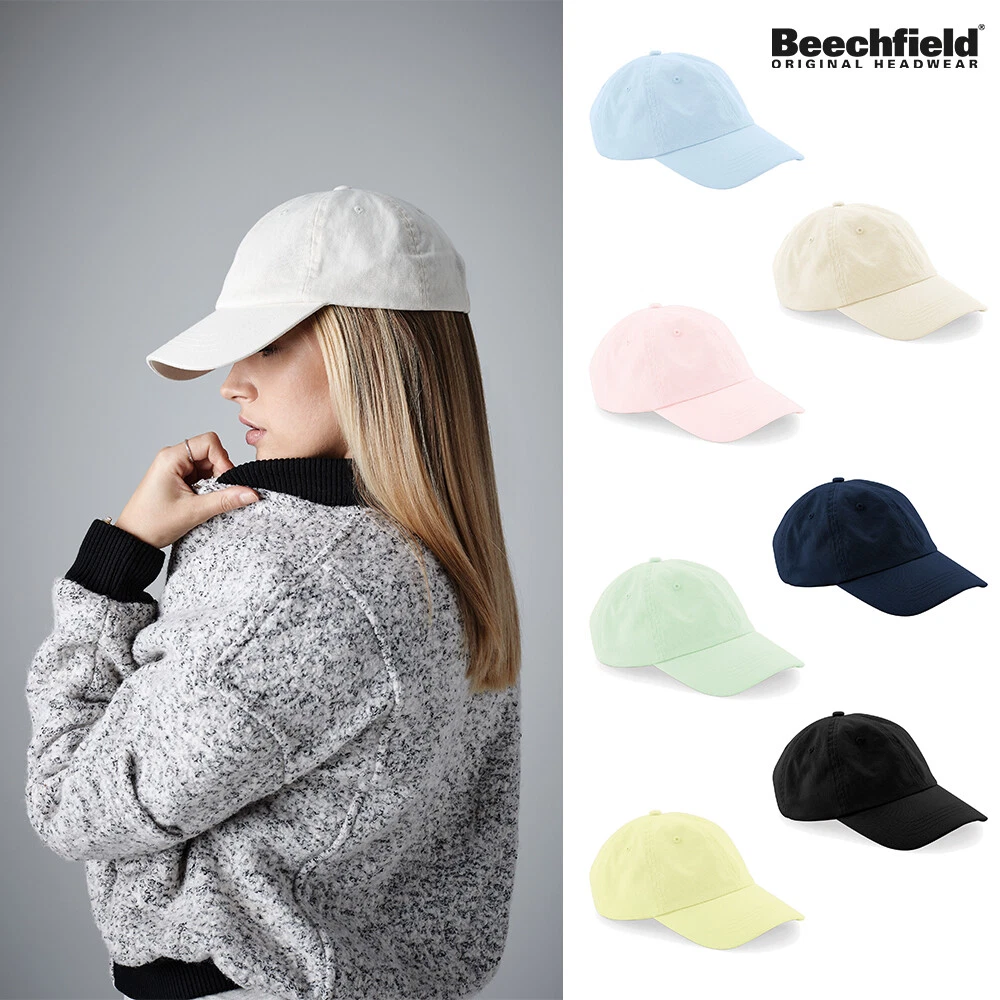 Beechfield Low Profile 6 Panel Dad Cap B653 - Chino Cotton Hat