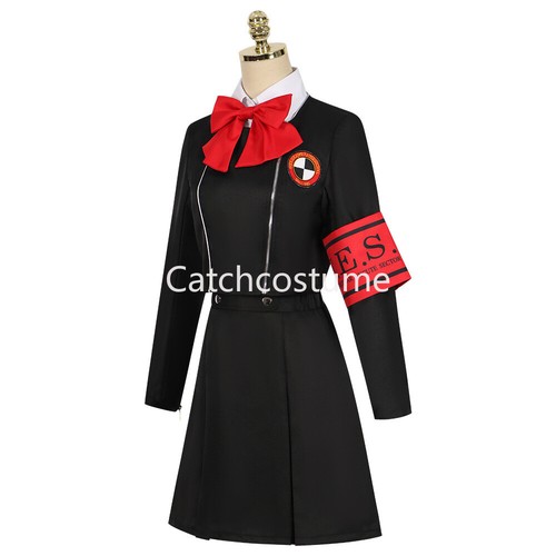 Persona 3 Aegis Cosplay Costume School Uniform Full Set Halloween Party Outfits - Picture 6 of 17