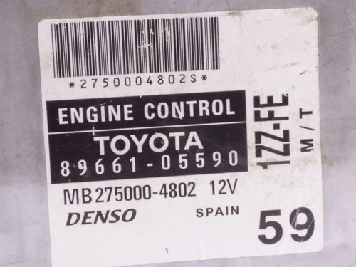 Toyota Avensis (T220) 2001 Benzin Motorsteuergerät 8966105590 0kW 20368839