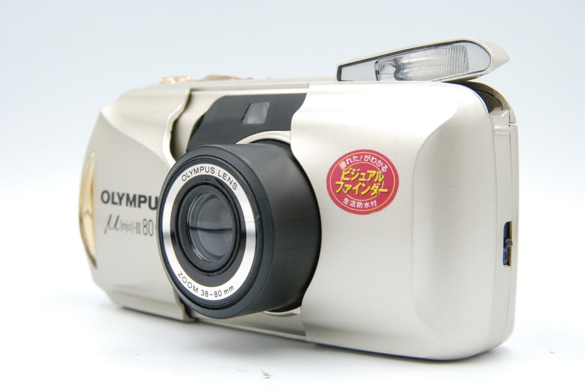 NEAR MINT】Olympus mju μ II 80 VF Point & Shoot 35mm Film NEAR MINT】Olympus mju μ II 80 VF Point & Shoot 35mm Film