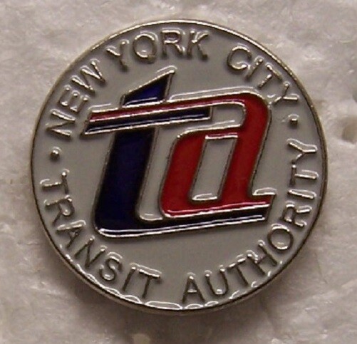 Vintage New York Transit Hat Pin Railroad Line Logo Model Train Sign