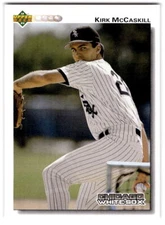 Kirk McCaskill 1992 Upper Deck #722 Chicago White Sox