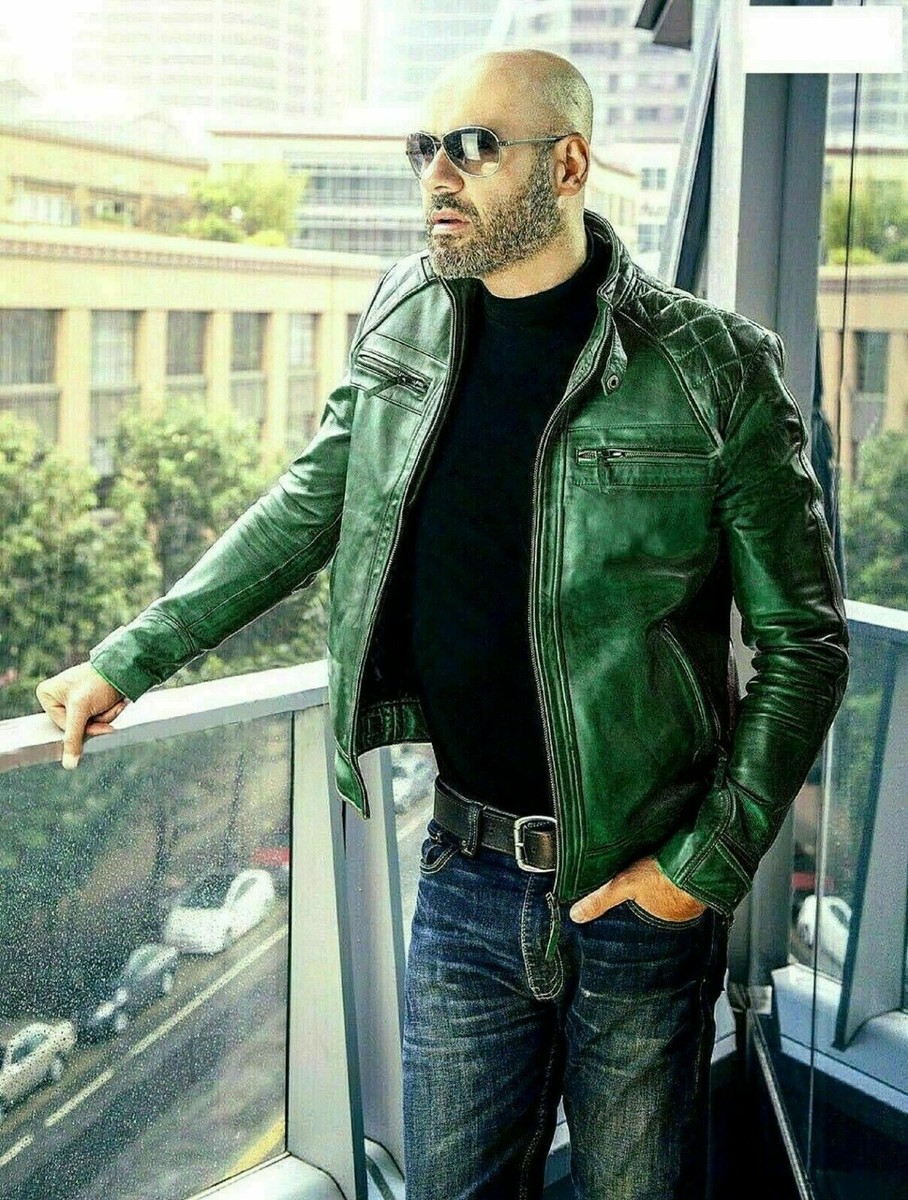 CELEBRITY New Men's Leather Jacket 100% Real Lambskin CELEBRITY New Men's Leather Jacket 100% Real Lambskin